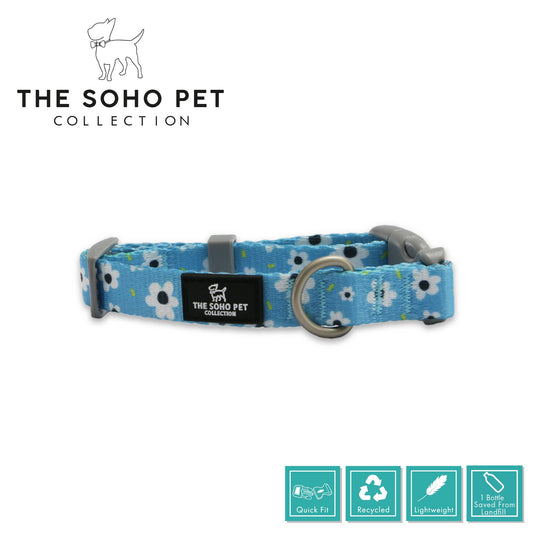 Soho Pet Collection Daisy Patterned Collar