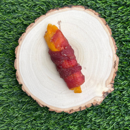 Mango Chunk Wrapped In Duck Breast