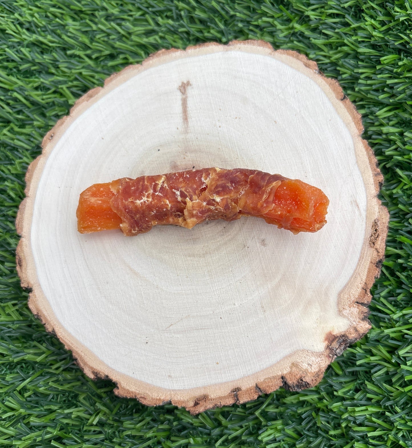 Sweet Potato Piece Wrapped in Chicken