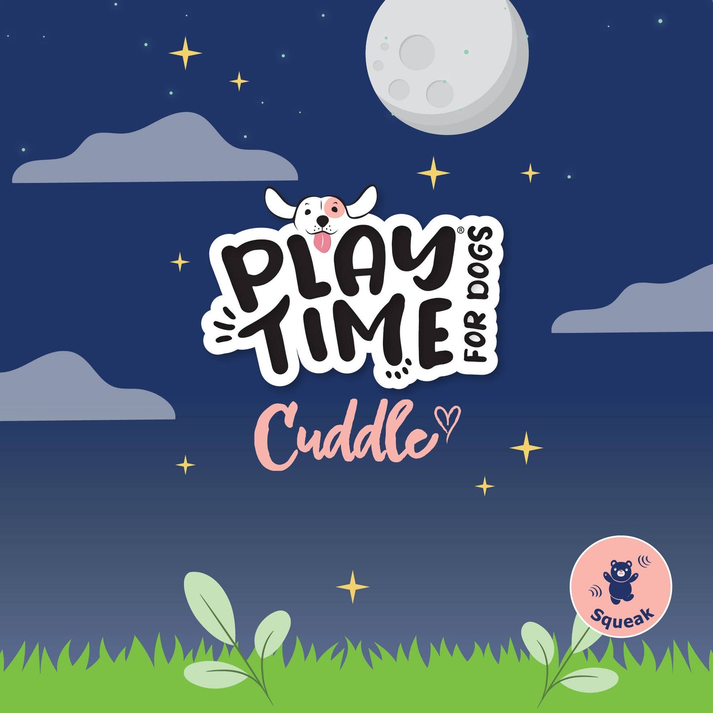 Playtime For Dogs Cuddle Plush Skunk